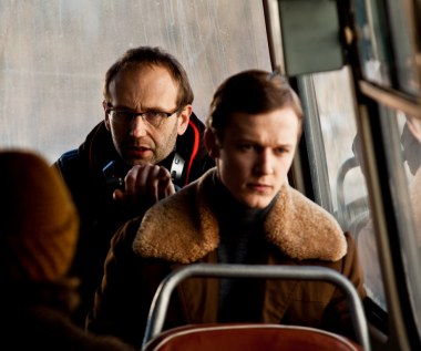 Marcin Koszałka i Filip Pławiak w filmie "Czerwony pająk"