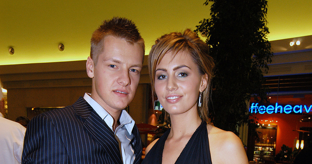 Marcin Mroczek i Agnieszka Hyży, 2006 rok /Kaszuba /AKPA