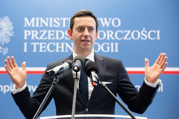 Marcin Ociepa, wiceminister przedsiębiorczości. Fot. Mateusz Włodarczyk /FORUM