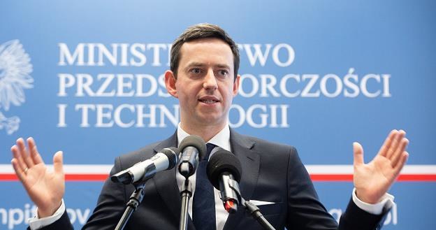 Marcin Ociepa, wiceminister przedsiębiorczości. Fot. Mateusz Włodarczyk /FORUM