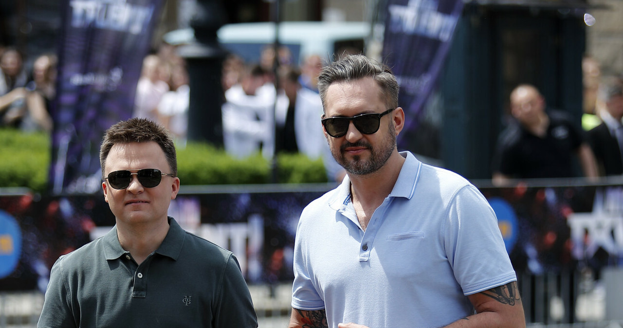 Marcin Prokop i Szymon Hołownia /Jacek Labedzki/REPORTER /East News