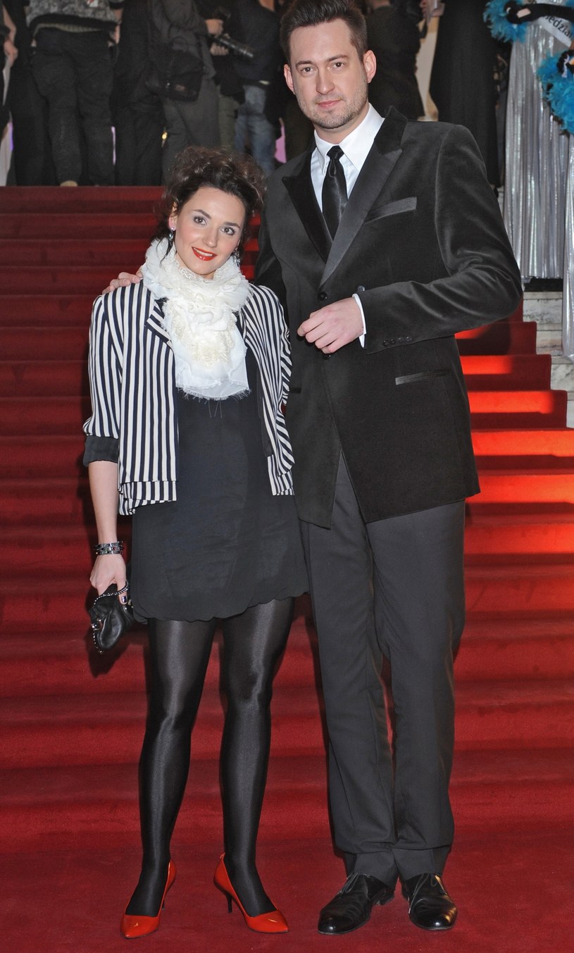 Marcin Prokop z żoną /Andras Szilagyi /MWMedia