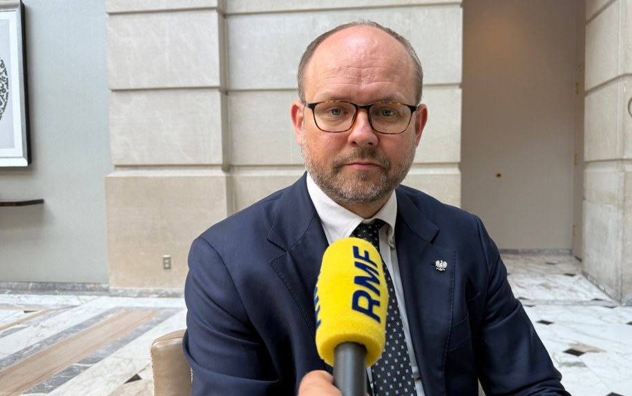 Marcin Przydacz w rozmowie z amerykańskim korespondentem RMF FM Pawłem Żuchowskim /RMF FM