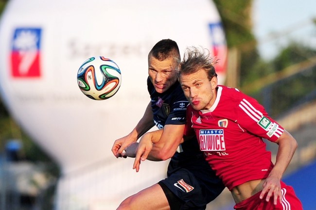 Marcin Robak i Jan Polak /PAP/Marcin Bielecki /PAP