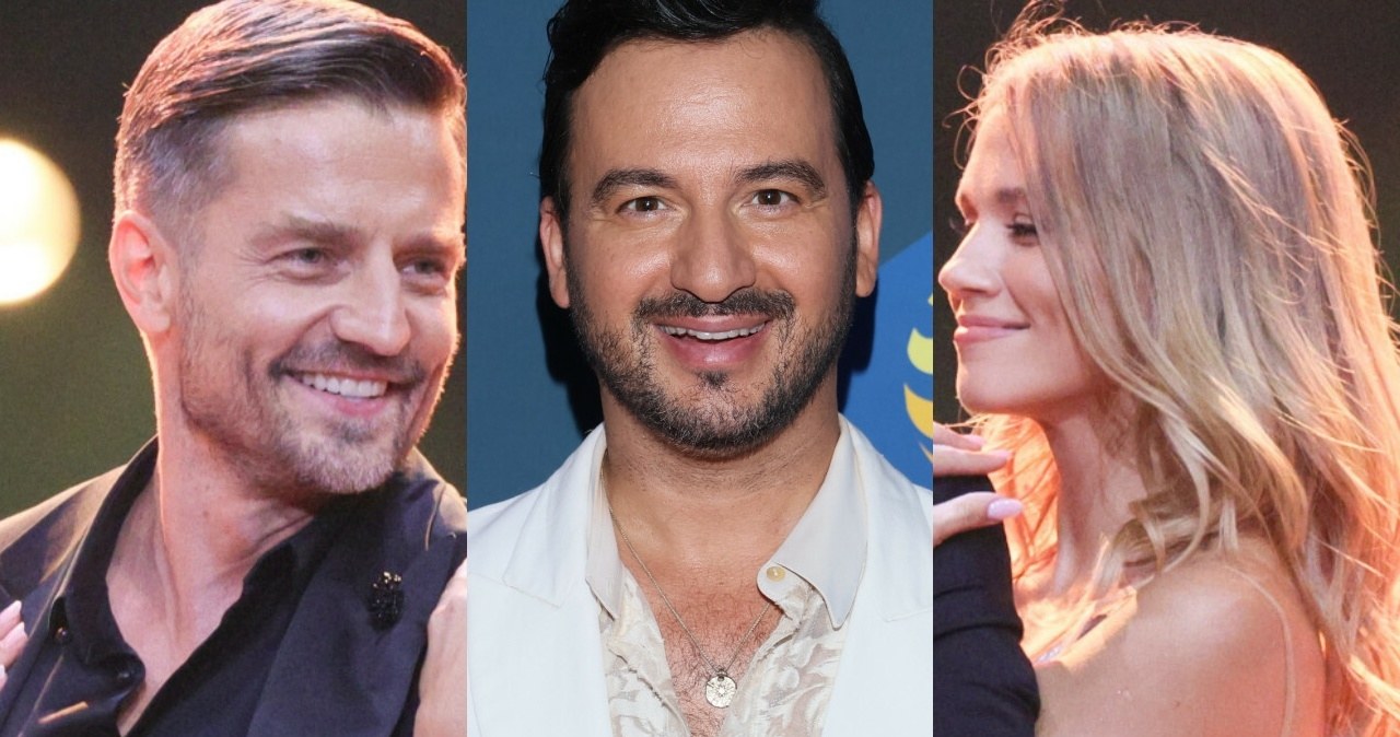 Marcin Rogacewicz, Stefano Terrazzino, Agnieszka Kaczorowska /Paweł Wodzyński /East News