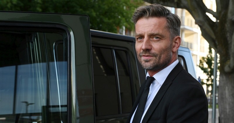 Marcin Rogacewicz w serialu "Komisarz Alex" /Źródło: AIM