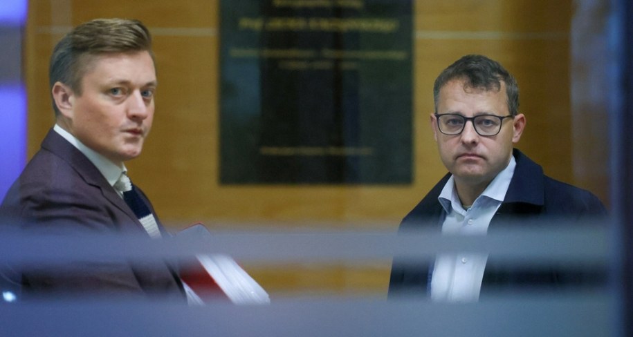 Marcin Romanowski składa zawiadomienie na Waldemara Żurka /Wojciech Olkusnik/East News  /East News