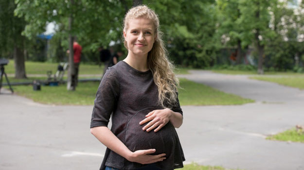 Marcjanna Lelek przyznaje, że bardzo ucieszyła się na wieść, że jej bohaterka zaszła w nieplanowaną ciążę /Agencja W. Impact