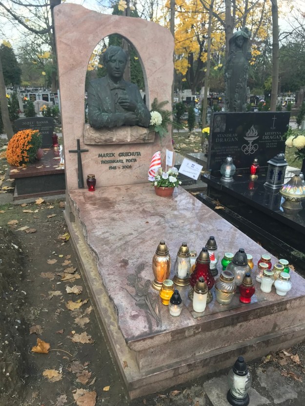 Marek Grechuta został pochowany w Alei Zasłużonych na Cmentarzu Rakowickim w Krakowie /Marek Wiosło /RMF FM