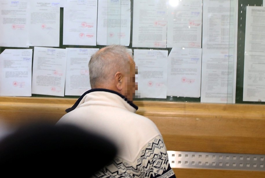 Marek H. na sali Sądu Rejonowego w Nowym Sączu / 	Grzegorz Momot    /PAP