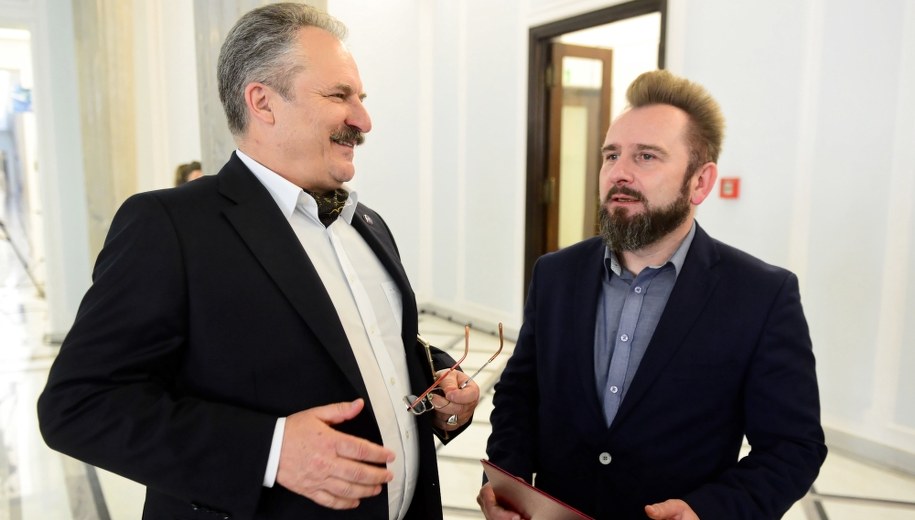 Marek Jakubiak i Piotr Liroy-Marzec / 	Jakub Kamiński    /PAP