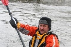 Marek Kamiński płynie Wisłą do Gdańska