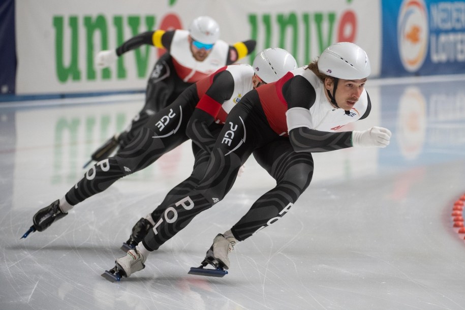 Marek Kania (P), Piotr Michalski (C) i Damian Żurek (L) /	Grzegorz Michałowski   /PAP