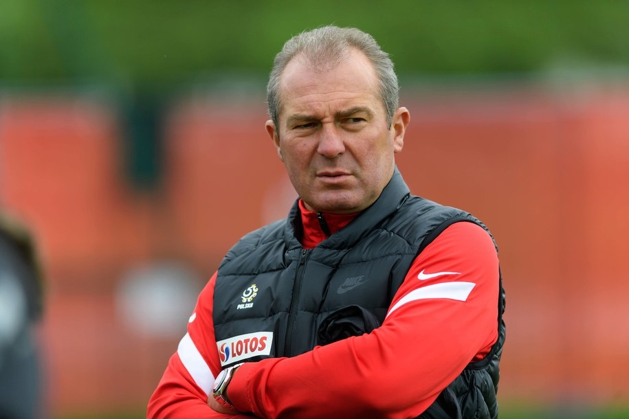 Marek Koźmiński, wiceprezes ds. zagranicznych PZPN podczas sparingu wewnętrznym podczas zgrupowania kadry narodowej piłkarzy /Jakub Kaczmarczyk /PAP