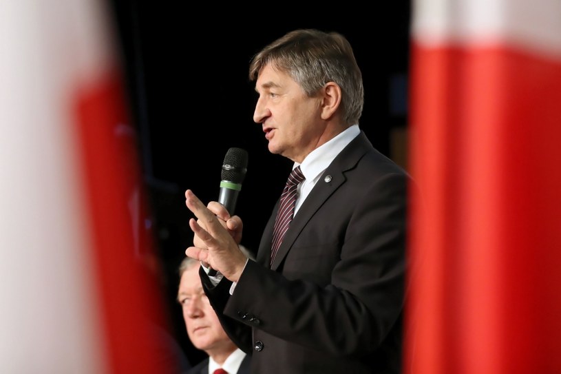 Marek Kuchciński w Nowym Sączu / 	Grzegorz Momot    /PAP
