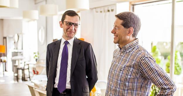 Marek Metrycki, partner zarządzający Deloitte w Polsce (z lewej) oraz prof. Cezary Wójcik /