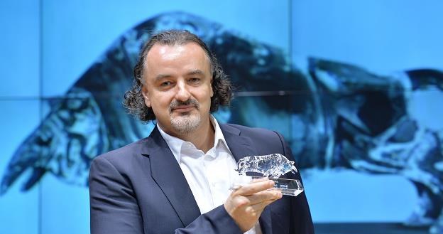 Marek Orłowski, prezes Adiuvo Investments, w czasie debiutu spółki na GPW /PAP