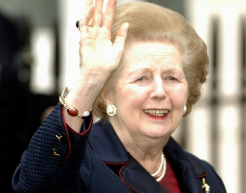 Margaret Thatcher w 1988 roku odwiedziła Polskę /AFP