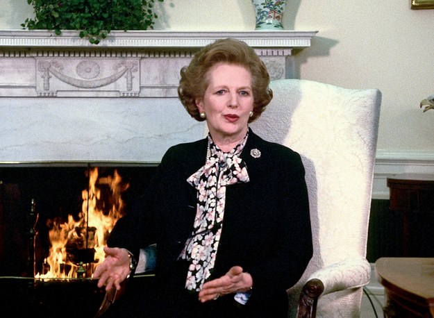 Margaret Thatcher /DPA/Arnie Sachs /PAP