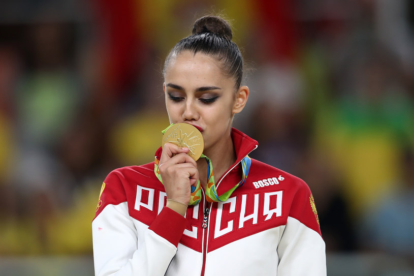 Margarita Mamun ze złotym medalem olimpijskim /Mark Kolbe /Getty Images