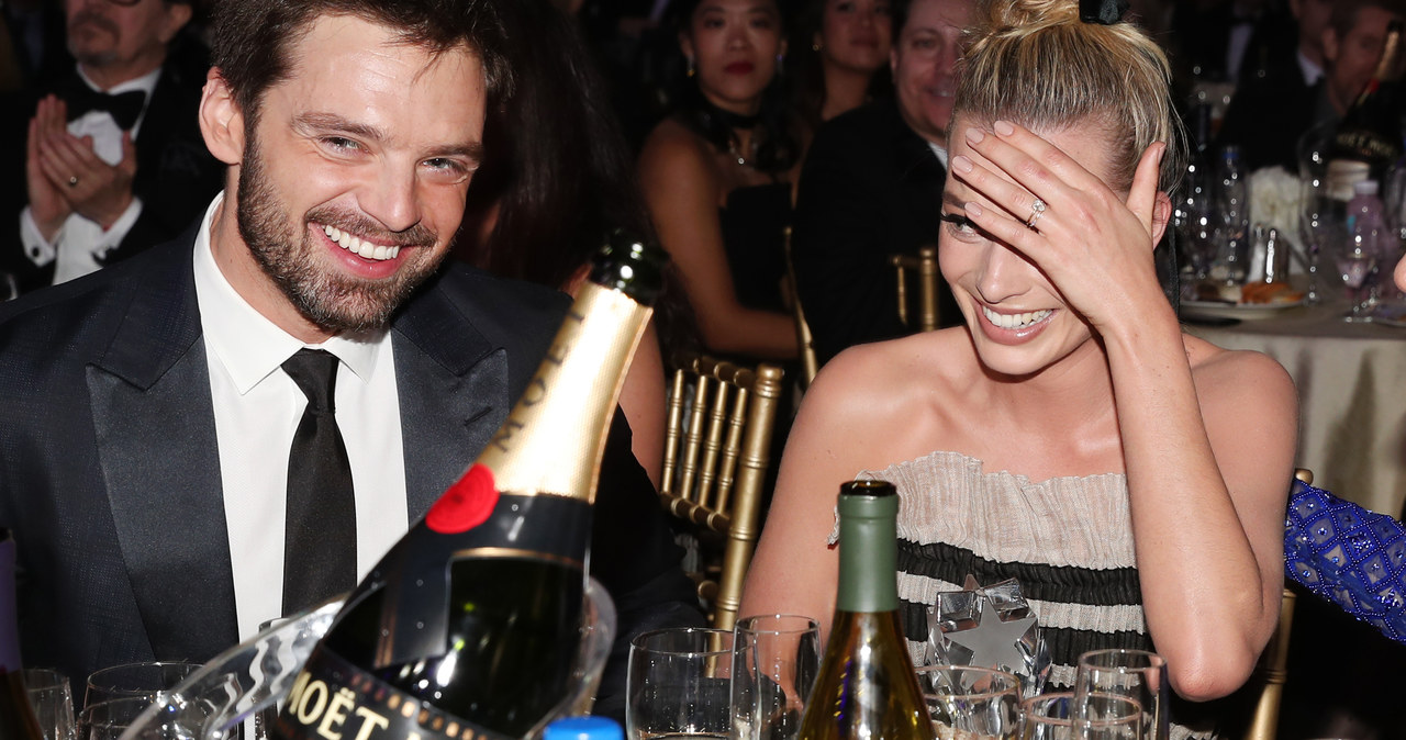 Margot Robbie z mężem /Christopher Polk /Getty Images