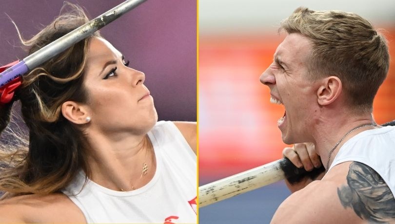 Maria Andrejczyk i Piotr Lisek /Adam Warżawa /PAP