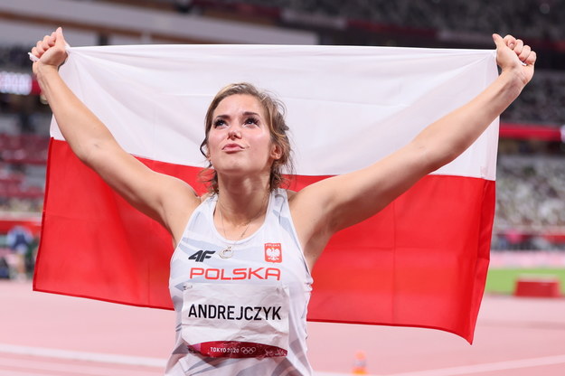 Maria Andrejczyk zdobyła srebro w konkursie rzutu oszczepem. / 	Leszek Szymański    /PAP