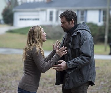 Maria Bello i Hugh Jackman w scenie z filmu "Labirynt"