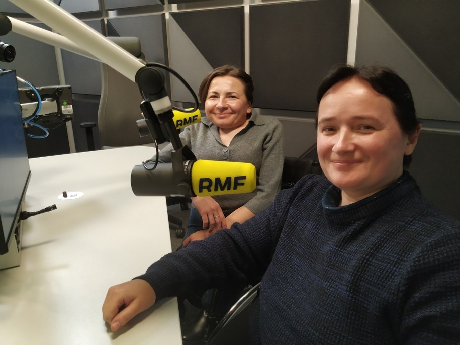 Maria Kowalska (po lewej) i Agata Cieśluk /Fot. Grzegorz Jasiński /RMF FM