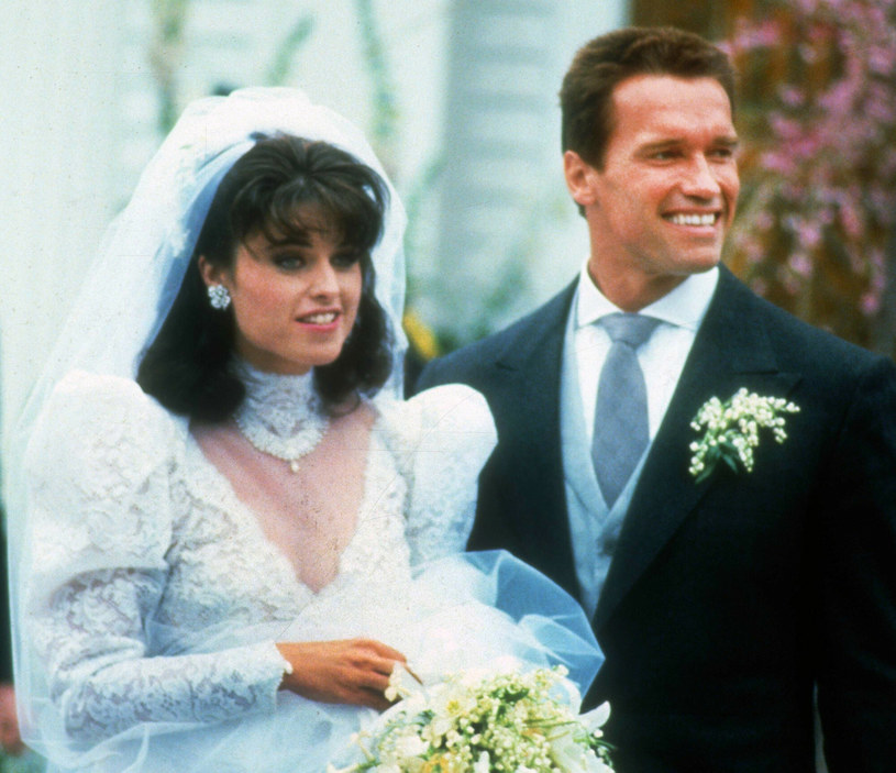 Maria Shriver i Arnold Schwarzenegger w dniu ślubu /BACKGRID /East News