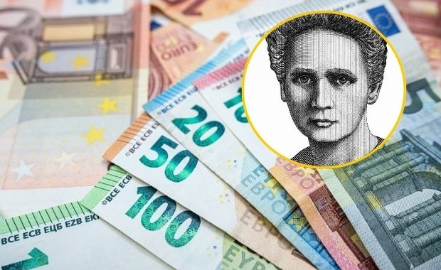 Maria Skłodowska-Curie na nowym banknocie euro? Spór o zapis nazwiska 