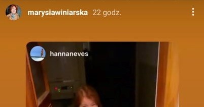 Maria Winiarska i Wiktor Zborowski: www.instagram.com/marysiawiniarska/ /Screen z InstaStory  /Instagram