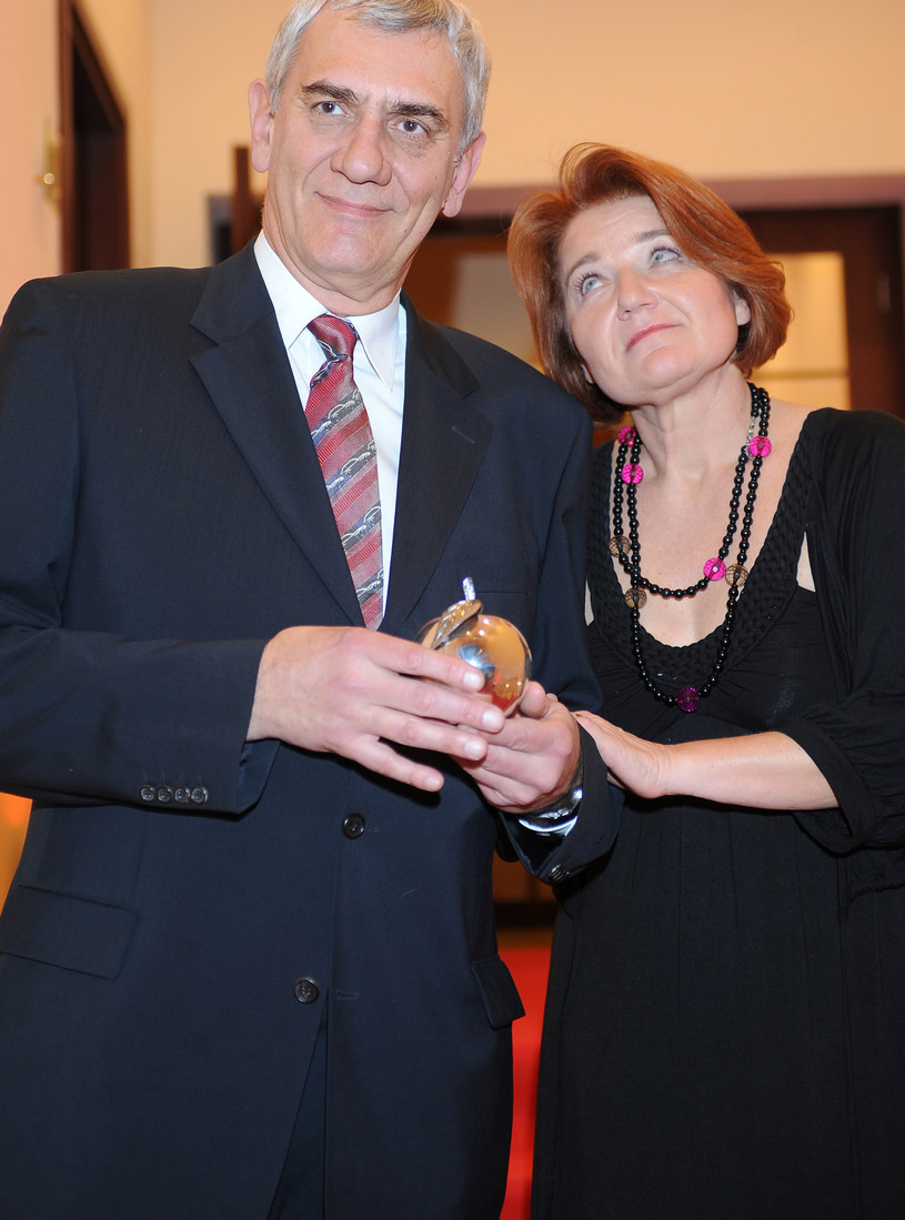 Maria Winiarska z mężem Wiktorem Zborowskim /MWMedia
