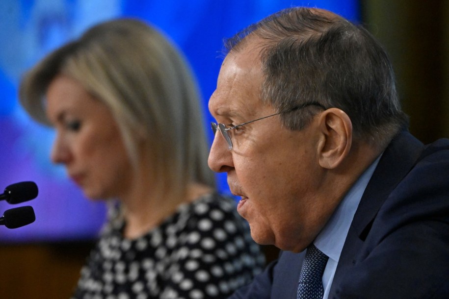 Maria Zacharowa i Siergiej Ławrow /ALEXANDER NEMENOV/AFP/East News /East News