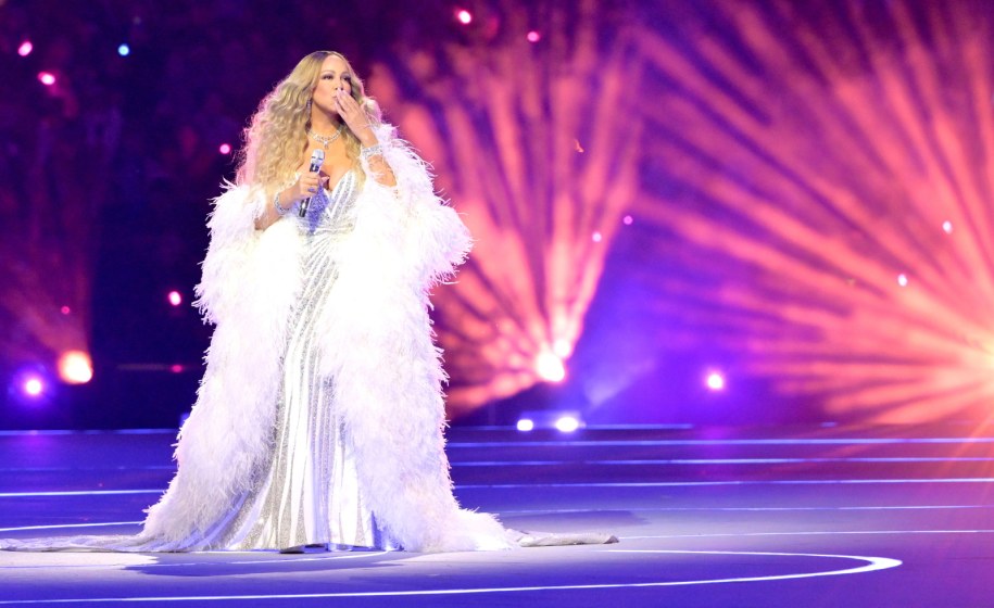 Mariah Carey na cenie w San Siro /EPA/PETER KNEFFEL / POOL /PAP/EPA