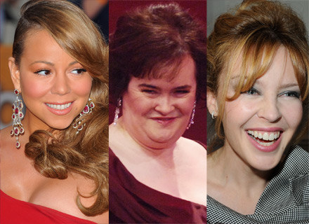 Mariah Carey, Susan Boyle i Kylie Minogue - fot. Alberto E. Rodriguez / Pascal Le Segretain /Getty Images/Flash Press Media