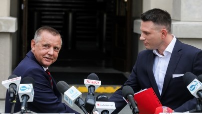 Marian Banaś razem ze Sławomirem Mentzenem. "Będziemy wspierać niezależność NIK"