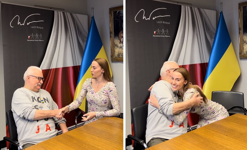 Marianna Schreiber pojechała do biura Lecha Wałęsy w Gdańsku, prosząc go o poparcie /@MSchreiberM /Twitter