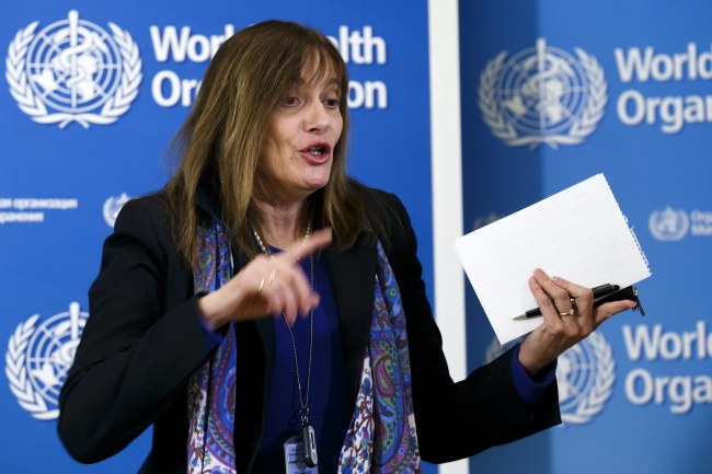 Marie-Paule Kieny z WHO /SALVATORE DI NOLFI /PAP/EPA