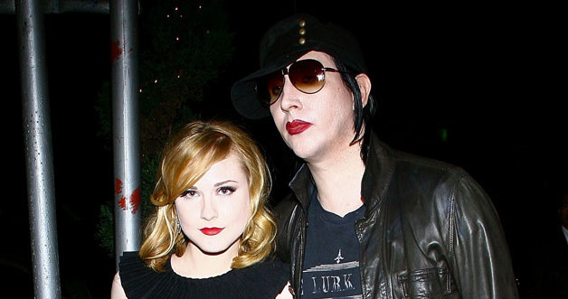 Marilyn Manson i Evan Rachel Wood, fot. Scott Wintrow &nbsp; /Getty Images/Flash Press Media