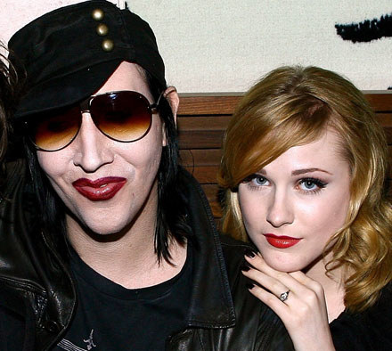 Marilyn Manson i Evan Rachel Wood fot. Scott Wintrow /Getty Images/Flash Press Media