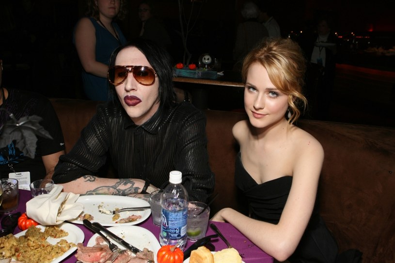 Marilyn Manson i Evan Rachel Wood /Eric Charbonneau/WireImage for Disney Pictures /Getty Images