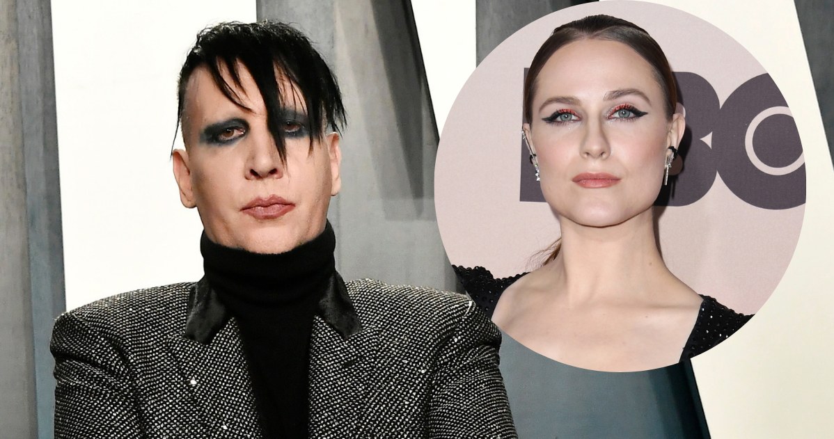 Marilyn Manson i jego była partnerka Evan Rachel Wood /Frazer Harrison /Getty Images