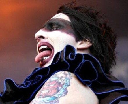 Marilyn Manson: "Kici kici..." /arch. AFP