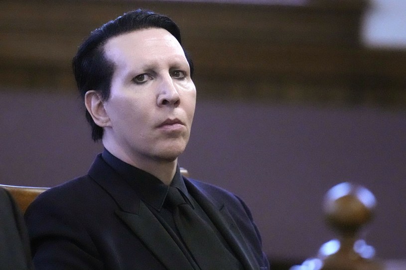 Marilyn Manson w sądzie /Charles Krupa /East News
