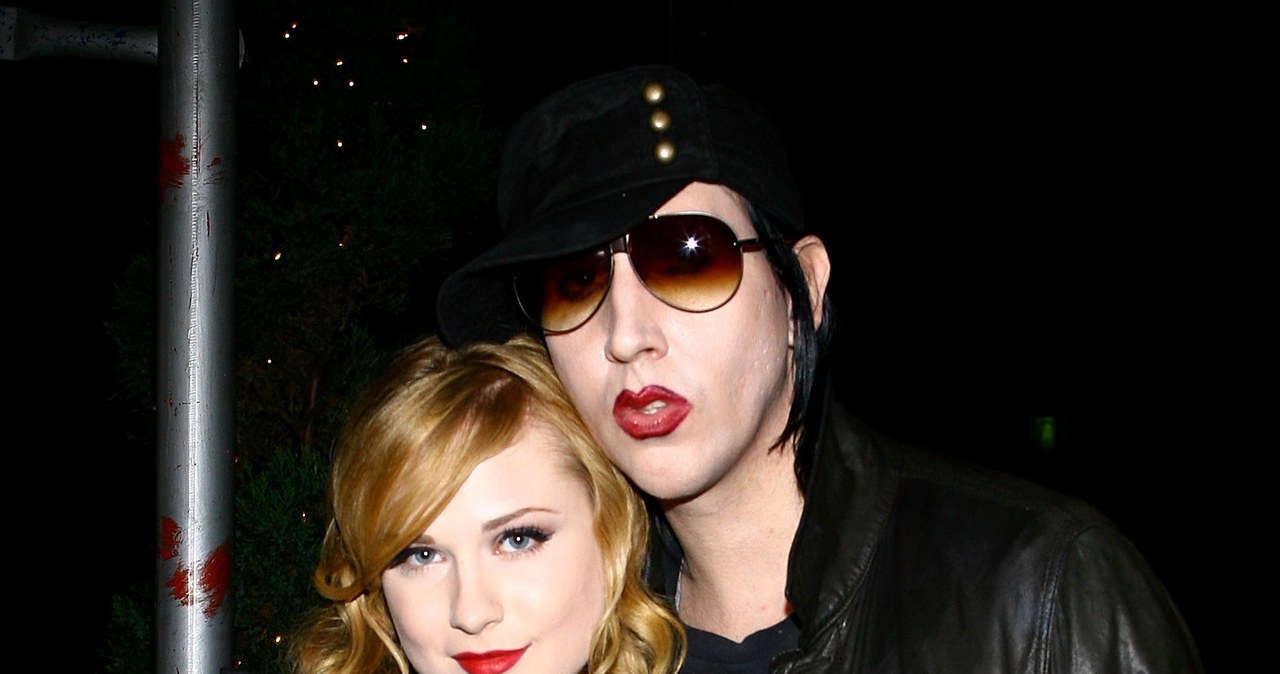 Marilyn Manson z Evan Rachel Wood /Scott Wintrow  /Getty Images
