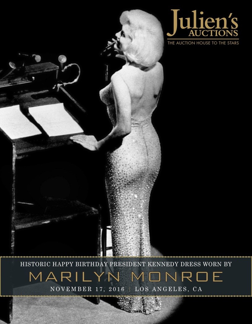 Marilyn Monroe w trakcie składania urodzinowych życzeń prezydentowi USA /Ferrari Press / Juien's Auctions /East News