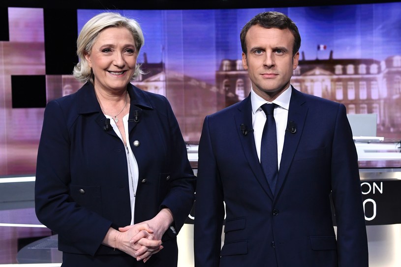 Marine Le Pen i Emmanuel Macron /AFP