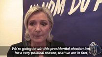 Marine Le Pen rozpoczyna kampanię prezydencką