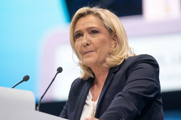 Marine Le Pen /CAROLINE BLUMBERG /PAP/EPA